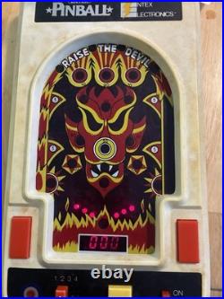 Entex Electronics Raise the Devil Handheld Pinball Machine 1980 Vintage