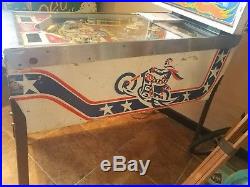 Evel Knievel PINBALL MACHINE 1977 BALLY LEDS LED DISPLAYS $399 SHIPS