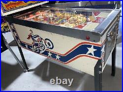 Evel Knievel Pinball Machine Coin Op Bally LEDs 1977 Free Shipping