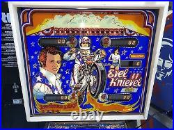 Evel Knievel Pinball Machine Coin Op Bally LEDs 1977 Free Shipping