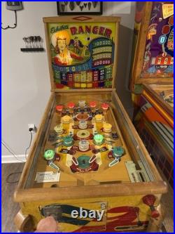 Exhibit Ranger Original Collectible Pinball Machine Arcade Game 1947