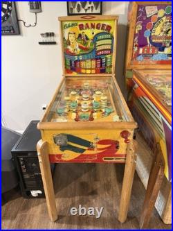 Exhibit Ranger Original Collectible Pinball Machine Arcade Game 1947