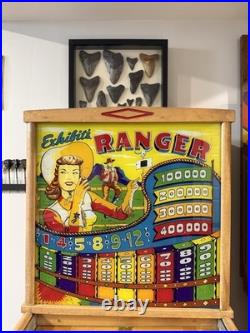 Exhibit Ranger Original Collectible Pinball Machine Arcade Game 1947