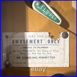 Exhibit Ranger Original Collectible Pinball Machine Arcade Game 1947