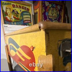 Exhibit Ranger Original Collectible Pinball Machine Arcade Game 1947