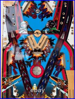 F-14 Tomcat Pinball machine! Beautiful restoration! Spectacular new Playfield F-14 Tomcat Pinball machine! Beautiful restoration! Spectacular new Playfield