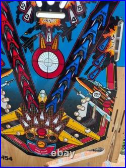 F-14 Tomcat Pinball machine! Beautiful restoration! Spectacular new Playfield