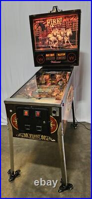 FIRE! Pinball Machine Williams 1987 3527