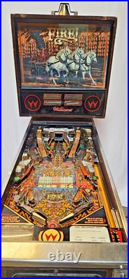 FIRE! Pinball Machine Williams 1987 3527