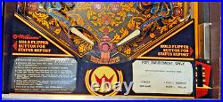 FIRE! Pinball Machine Williams 1987 3527