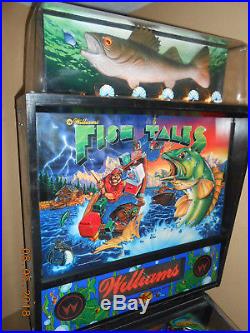 FISH TALES pinball machine 1993 Williams Arcade or Amusement good working