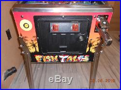 FISH TALES pinball machine 1993 Williams Arcade or Amusement good working