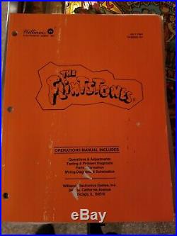 FLINTSTONES Pinball Machine Williams 1994