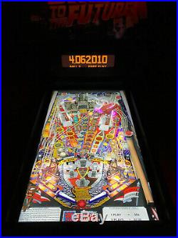FULL SIZE BACK TO THE FUTURE V PINBALL MACHINE WithSPEAKER SUBWOOFER UPGRADE