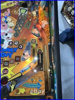 Family Guy Pinball Machine Free Shipping Stern LEDs ColorDMD