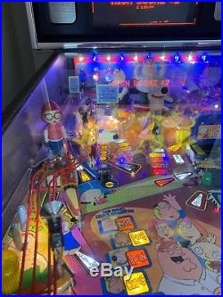 Family Guy Stern pinball machine updated LEDs. Great condition