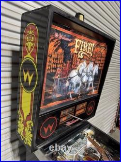 Fire! By Williams 1987 Pinball Machine Orange County Pinballs FREE SHIPPING