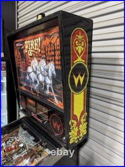 Fire! By Williams 1987 Pinball Machine Orange County Pinballs FREE SHIPPING