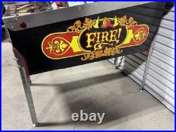 Fire! By Williams 1987 Pinball Machine Orange County Pinballs FREE SHIPPING