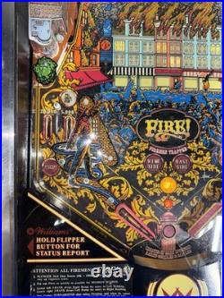 Fire! By Williams 1987 Pinball Machine Orange County Pinballs FREE SHIPPING