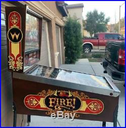 Fire Pinball Machine By Williams Fire Fighter Theme Family Arcade Fun
