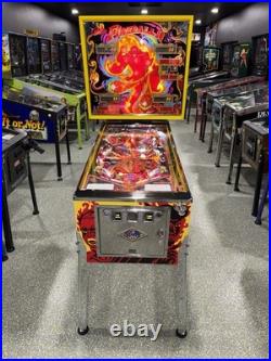 Fireball II Pinball Machine Bally 1981 Orange County Pinballs Free Shipping