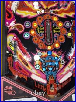 Fireball II Pinball Machine Bally 1981 Orange County Pinballs Free Shipping