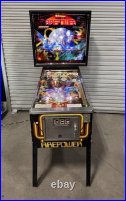 Firepower Pinball Machine Williams 1980 LEDS Orange County Pinballs FREE SHIP