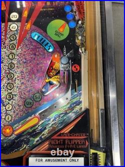 Firepower Pinball Machine Williams 1980 LEDS Orange County Pinballs FREE SHIP