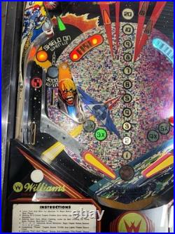 Firepower Pinball Machine Williams 1980 LEDS Orange County Pinballs FREE SHIP