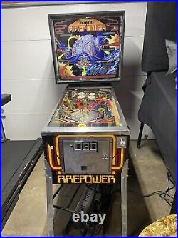 Firepower Pinball machine for sale! Beautiful restoration! Spectacular quality