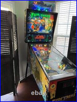 Fish Tales Pinball Machine Williams excellent condition with Extras