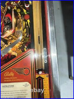 Flash Gordon Pinball Machine 1981 Bally Original