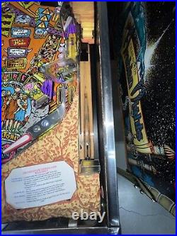Flintstones Pinball Machine By Williams 1994 LEDs Free Shipping Hanna Barbera