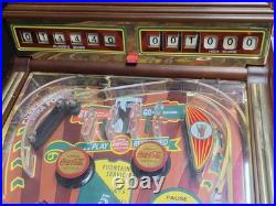 Franklin Mint Coca Cola Rare 1996 Deluxe Edition Pinball Machine
