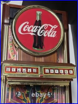 Franklin Mint Coca Cola Rare 1996 Deluxe Edition Pinball Machine