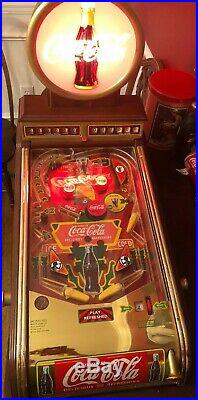 Franklin Mint Deluxe Edition Coca Cola Collectors Pinball Machine