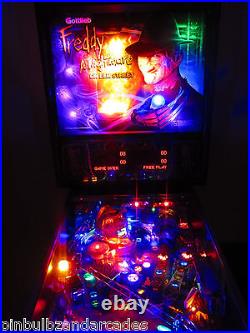 Freddy NON GHOSTING Lighting Kit custom SUPER BRIGHT PINBALL LED KIT (FREDDY)