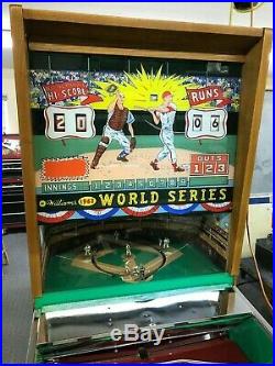 Fully Restored Custom Vintage Williams 62 World Series Baseball arcade game