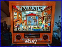 Fully Restored Williams Bad Cats Pinball Machine