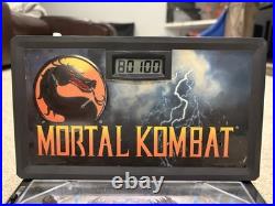 Functional Mortal Kombat VTG Tabletop Pinball Machine Game. Batteries Included
