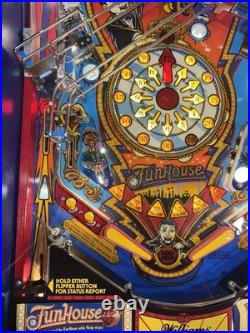 Funhouse Williams 1990 Pinball Machine Restored Free Ship Orange County Pinballs