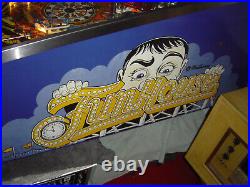 Funhouse pinball machine with backglass marquee animation and NOS Rudy parts