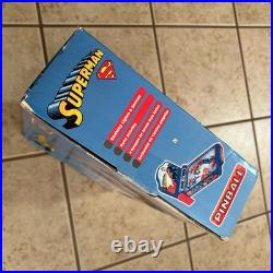 Funrise Superman Pinball Machine Lights & Sounds DC Comics 2004 NEW OPEN BOX