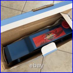 Funrise Superman Pinball Machine Lights & Sounds DC Comics 2004 NEW OPEN BOX