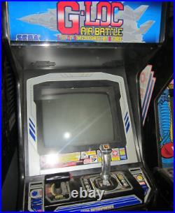 G-LOC ARCADE MACHINE by SEGA 1990 (Excellent Condition) RARE