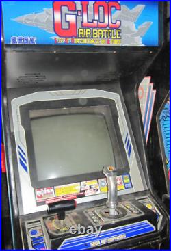 G-LOC ARCADE MACHINE by SEGA 1990 (Excellent Condition) RARE