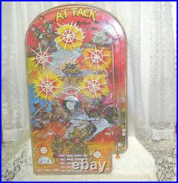 GI Attack Pinball Machine Wolverine Toy Co Pittsburgh PA USA
