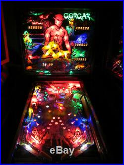 GORGAR Arcade Pinball Machine by Williams 1979 (Custom LED)