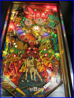 GORGAR Arcade Pinball Machine by Williams 1979 (Custom LED)